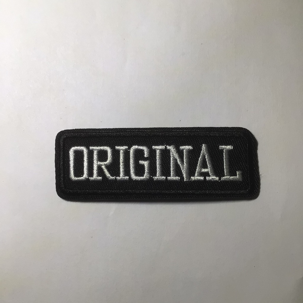 Original Iron On Patch